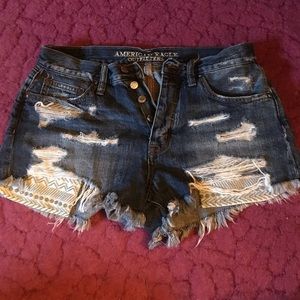 American Eagle high waisted shorts